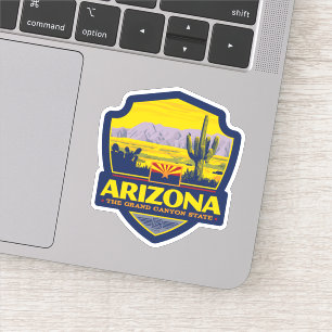 Sticker Fierté   Arizona 2 d'état