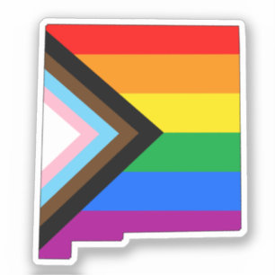 Sticker Fierté de l'État du Nouveau-Mexique LGBTQ Progress