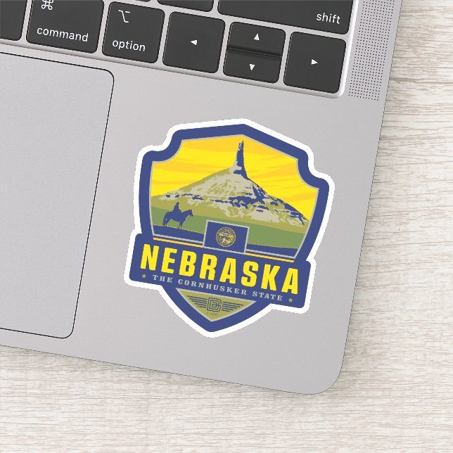 Sticker Fierté de l'État | Nebraska (Détail)