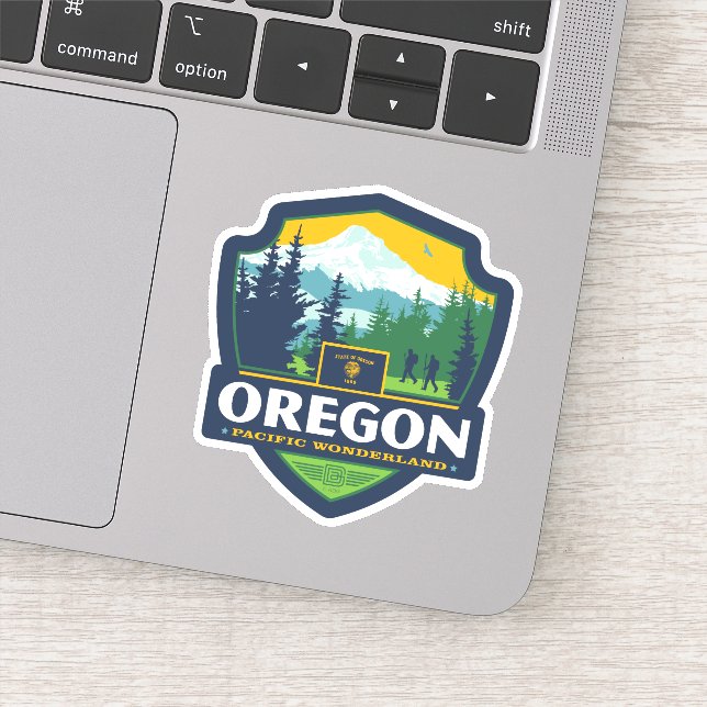Sticker Fierté de l'État | Oregon (Détail)