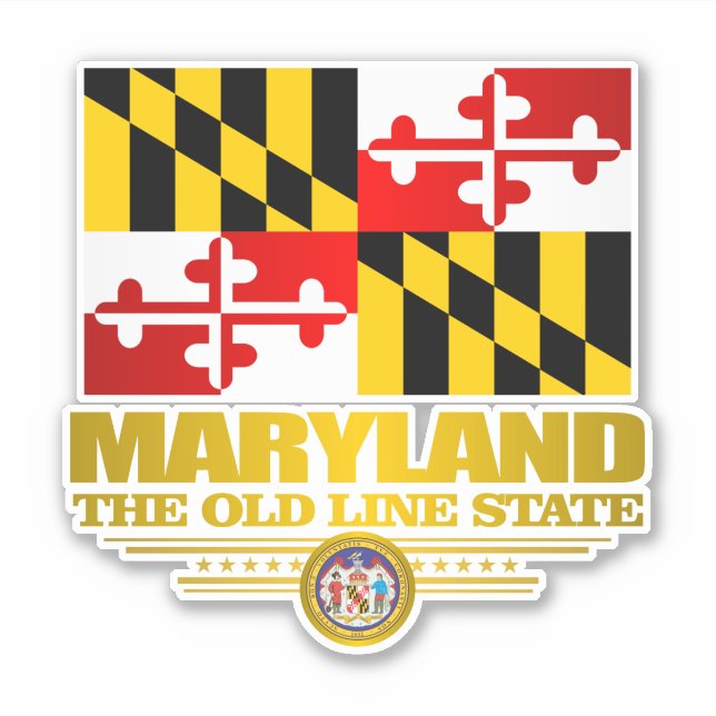 Sticker Fierté du Maryland (Devant)