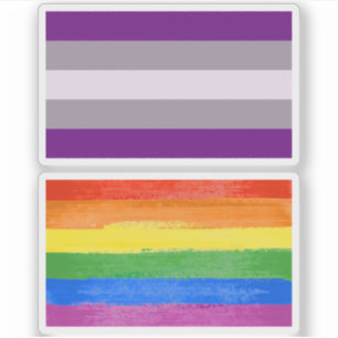 Sticker Fierté Greysexuelle