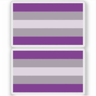 Sticker Fierté grise sexuelle