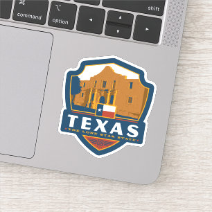 Sticker Fierté   le Texas d'état