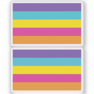 Sticker Fierté non binaire de genre