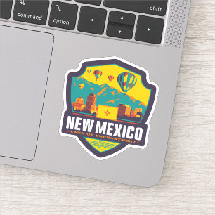 Sticker Fierté   Nouveau Mexique d'état