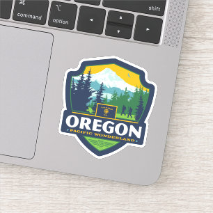 Sticker Fierté   Orégon d'état