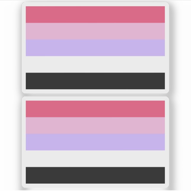Sticker Fierté Réciprosexuelle (Devant)