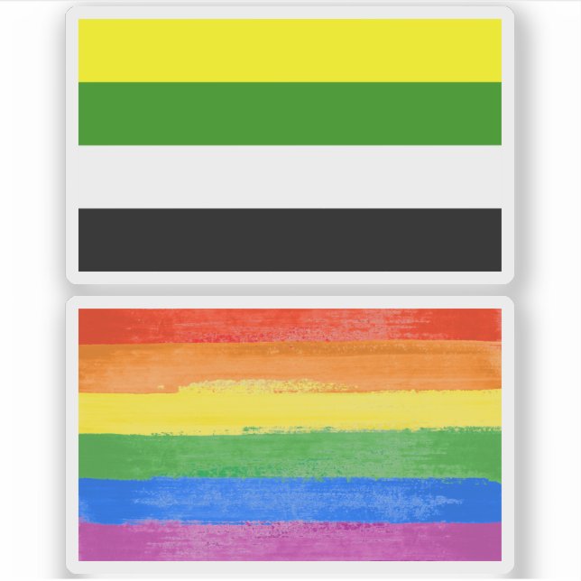 Sticker Fierté skoliosexuelle (Devant)