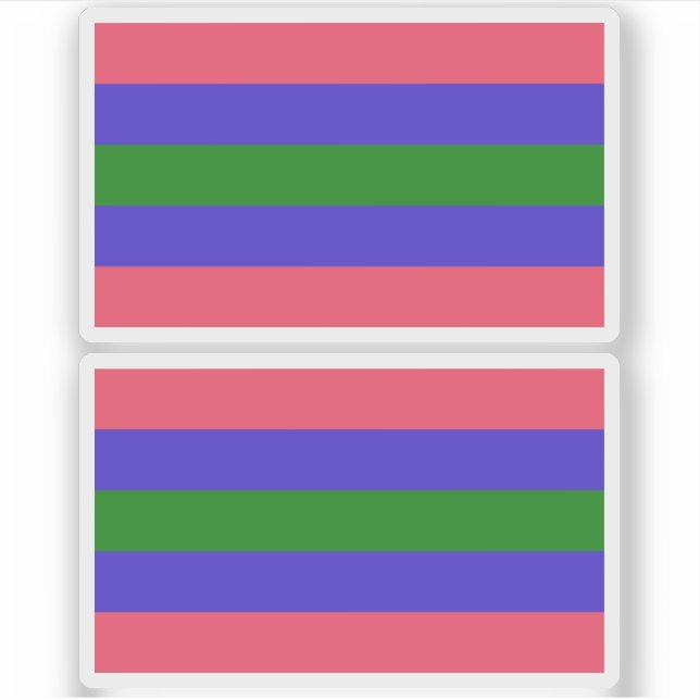 Sticker Fierté trigender (Devant)