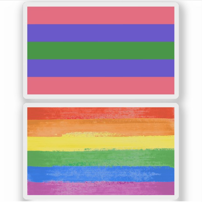 Sticker Fierté trigender (Devant)