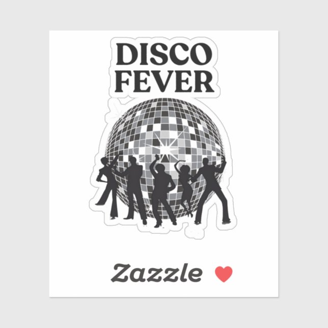 Sticker Fièvre Disco (Feuille)