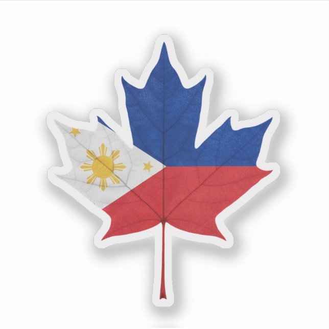 Sticker Filipino - Canadian Heritage (Devant)