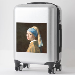 Sticker Fille avec une oreille perle (1665) Bagages
