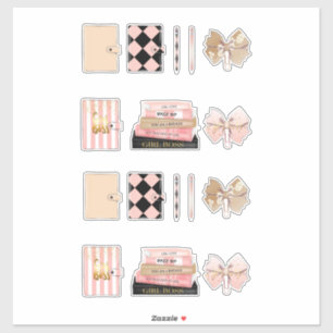 Sticker Fille Boss femmes haute mode décors