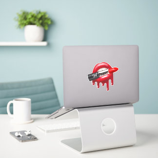 Sticker Fille coupée