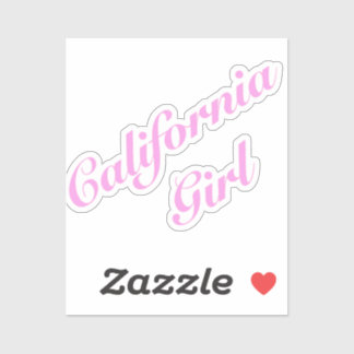 Sticker Fille de Californie