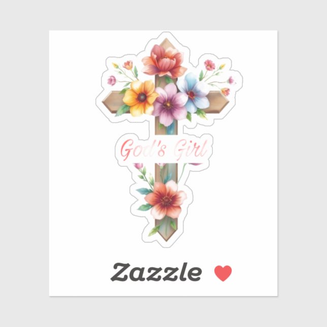 Sticker Fille de Dieu (Feuille)