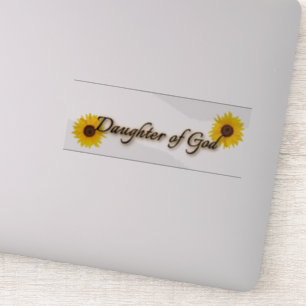 Sticker Fille de Dieu Clair