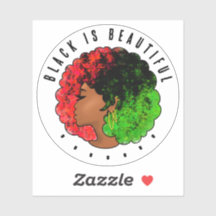 Fille noire panafricaine femme rouge vert fierté a