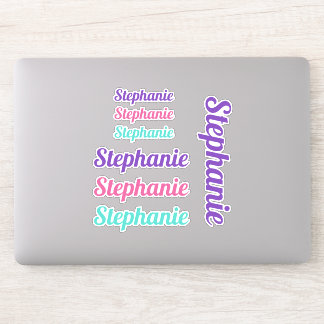 Sticker Filles Nom Personnalisé Vinyl Décals Enfants Perso