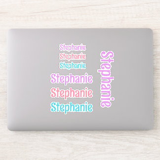 Sticker Filles Nom Personnalisé Vinyl Décals Enfants Perso