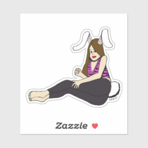Sticker fillette