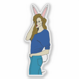 Sticker fillette