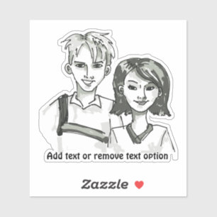 Sticker Fils et Fille