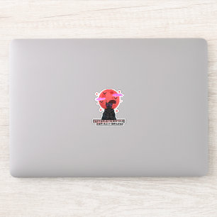 Sticker Finn le Chevalier Pixel – Lune cramoisie