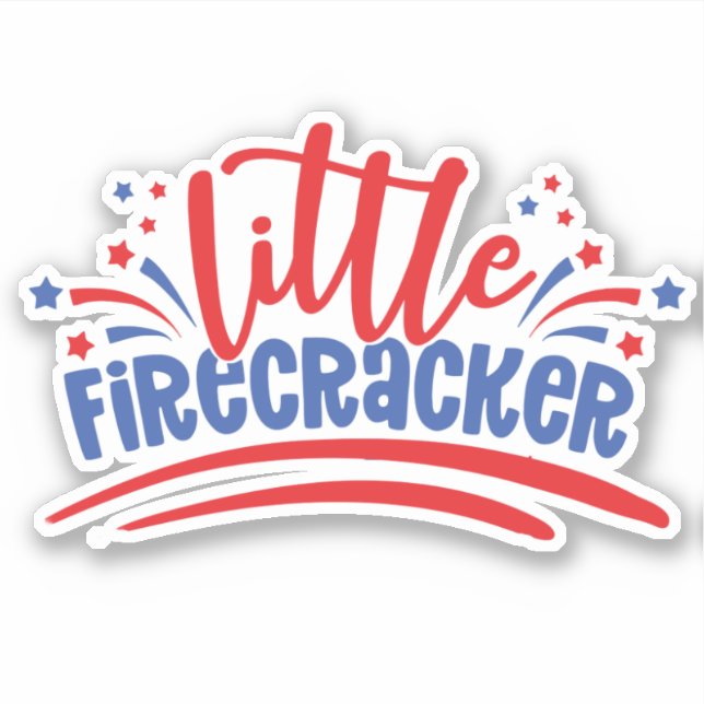Sticker Firecracker 4 juillet (Devant)