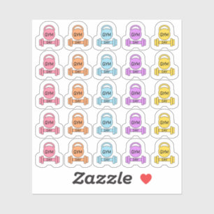 Sticker Fitness Day Fitness Exercice Bujo Planner