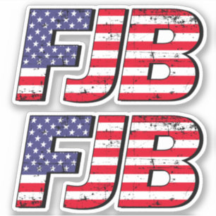 Sticker FJB F Biden Funny anti Biden pro Trump 2024
