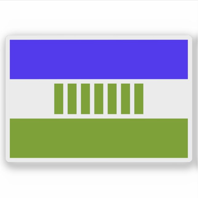 Sticker Flag of Ovamboland, the Republic of South Africa (Devant)