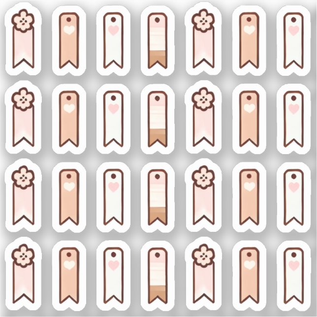 Sticker Flags for soft kawaii planner  (Recto)