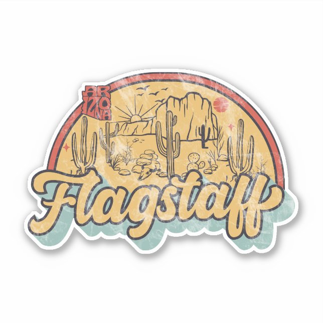 Sticker Flagstaff, Arizona  (Devant)