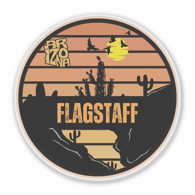 Sticker Flagstaff, Arizona (Devant)