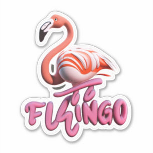 Sticker Flamant rose Elevez votre style avec des autocolla