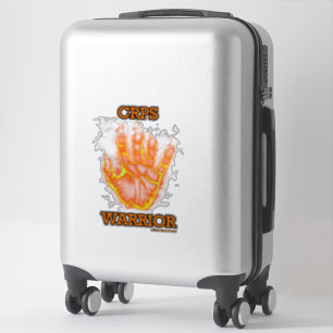 Sticker Flammes/mains...CRPS