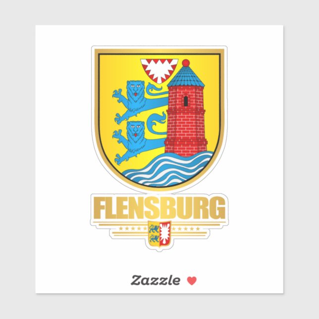 Sticker Flensburg (Feuille)