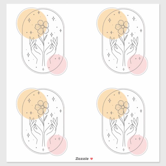 Sticker Fleur (Feuille)