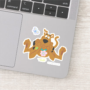 Sticker Fleur admirative de Scooby-Doo