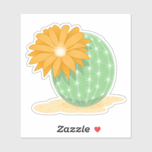 Sticker Fleur Cactus