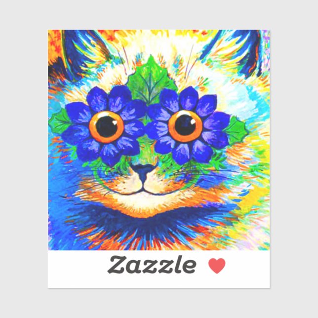 Sticker Fleur de chat (Feuille)