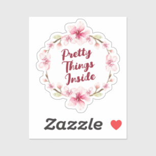 Sticker Fleur de couronne Jolies choses à l'intérieur des
