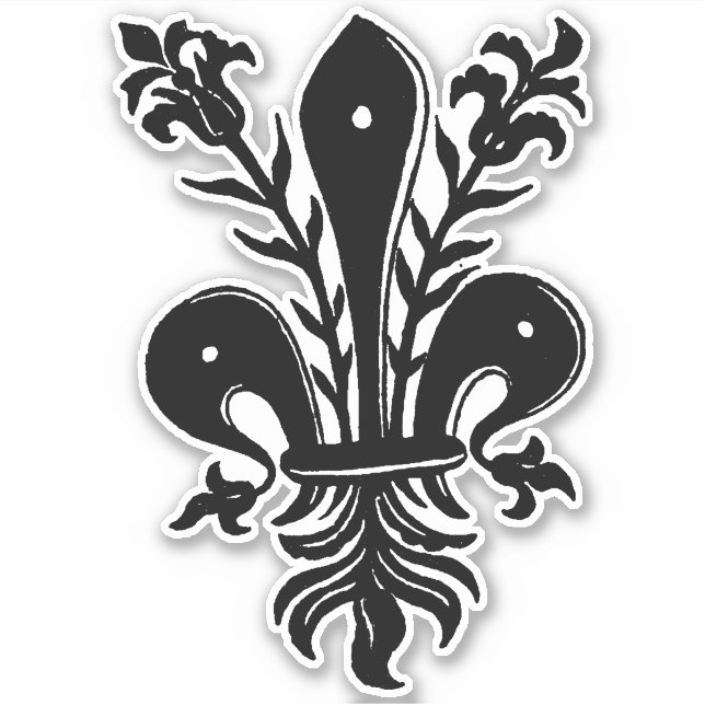 Sticker Fleur de Lis (Devant)