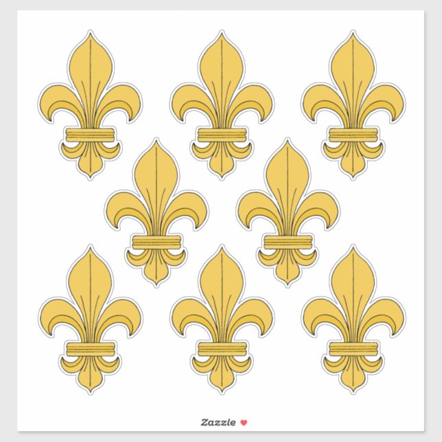 Sticker Fleur de lis (Feuille)