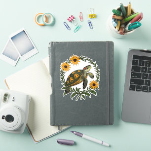 Sticker Fleur de Maryland Terrapin et Black Eyed Susan