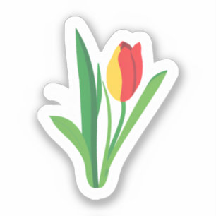 Sticker Fleur de Tulipe Floral Mignon