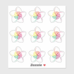 Sticker fleur d'île